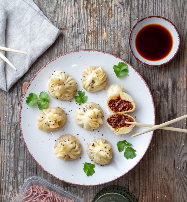 vegini Rezept vegane Baozi