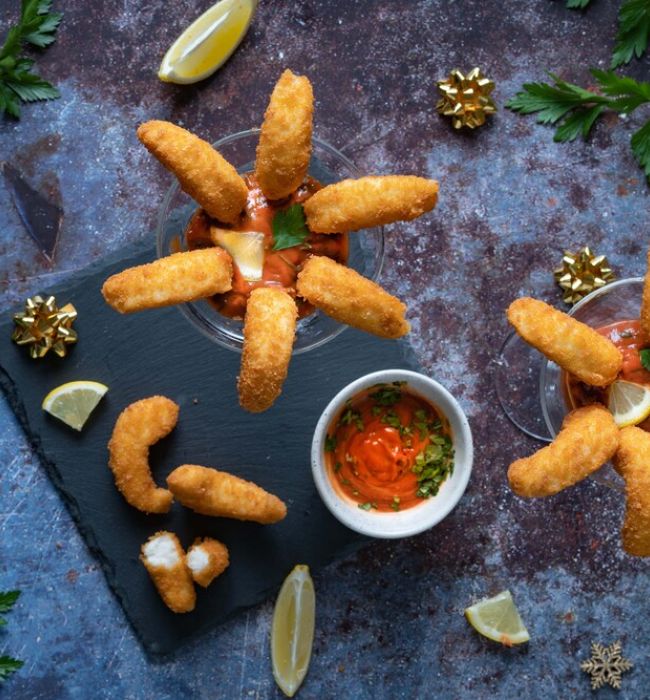 vegini Rezept veganer Knusperhaken Cocktail