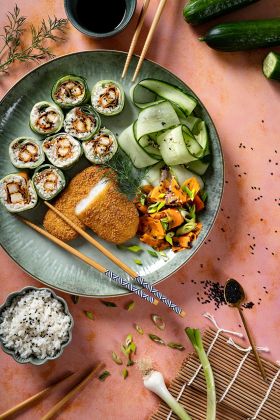 Wellenreiter Gurkensushi von vegini