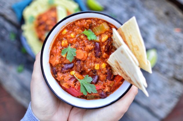 vegini Chili sin carne